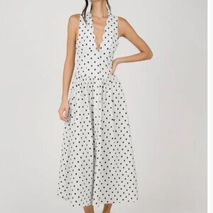 We wore what Button Front Scallop Dress